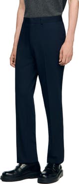 SANDRO Wide-leg suit trousers