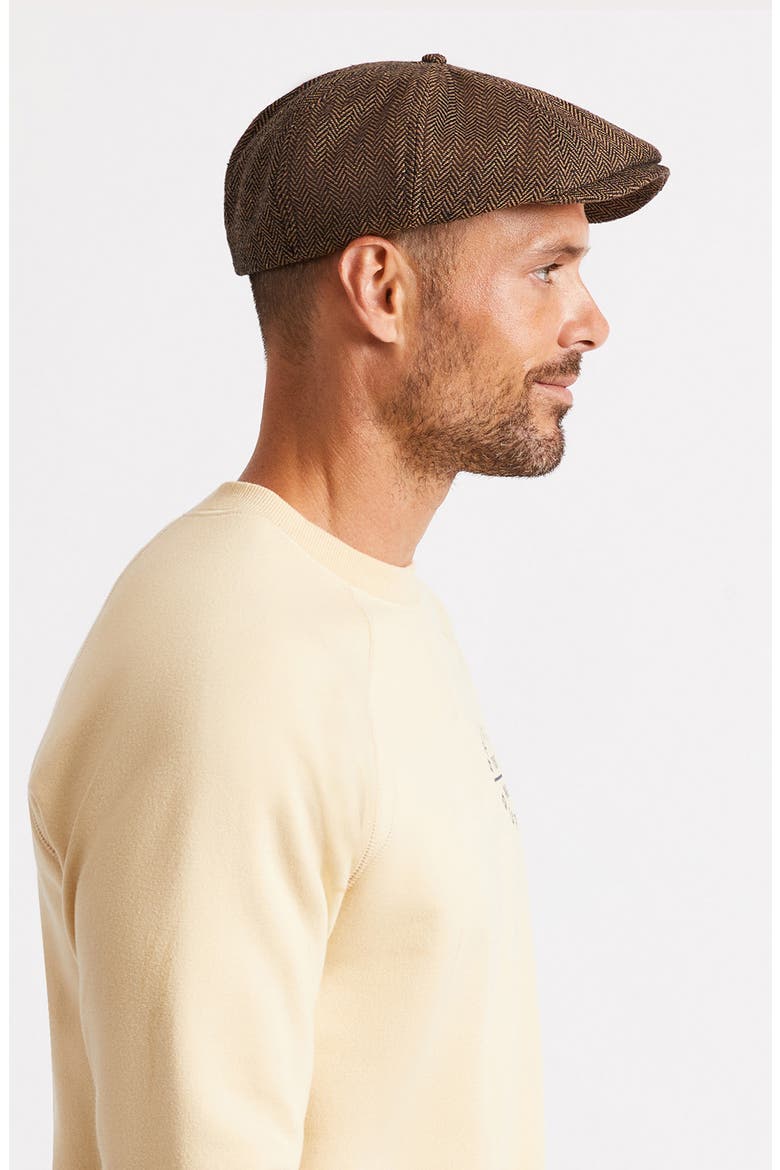 Brood Driving Cap, Alternate, color, BROWN/KHAKI