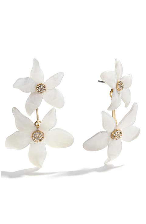 Faye Floral Drop Earrings