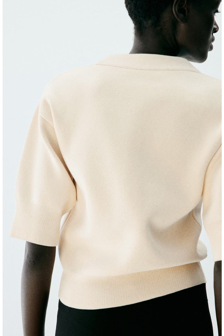 Helia V-Neck Cardigan, Alternate, color, ECRU