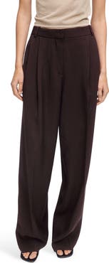 MANGO Pleated Wide Leg Pants