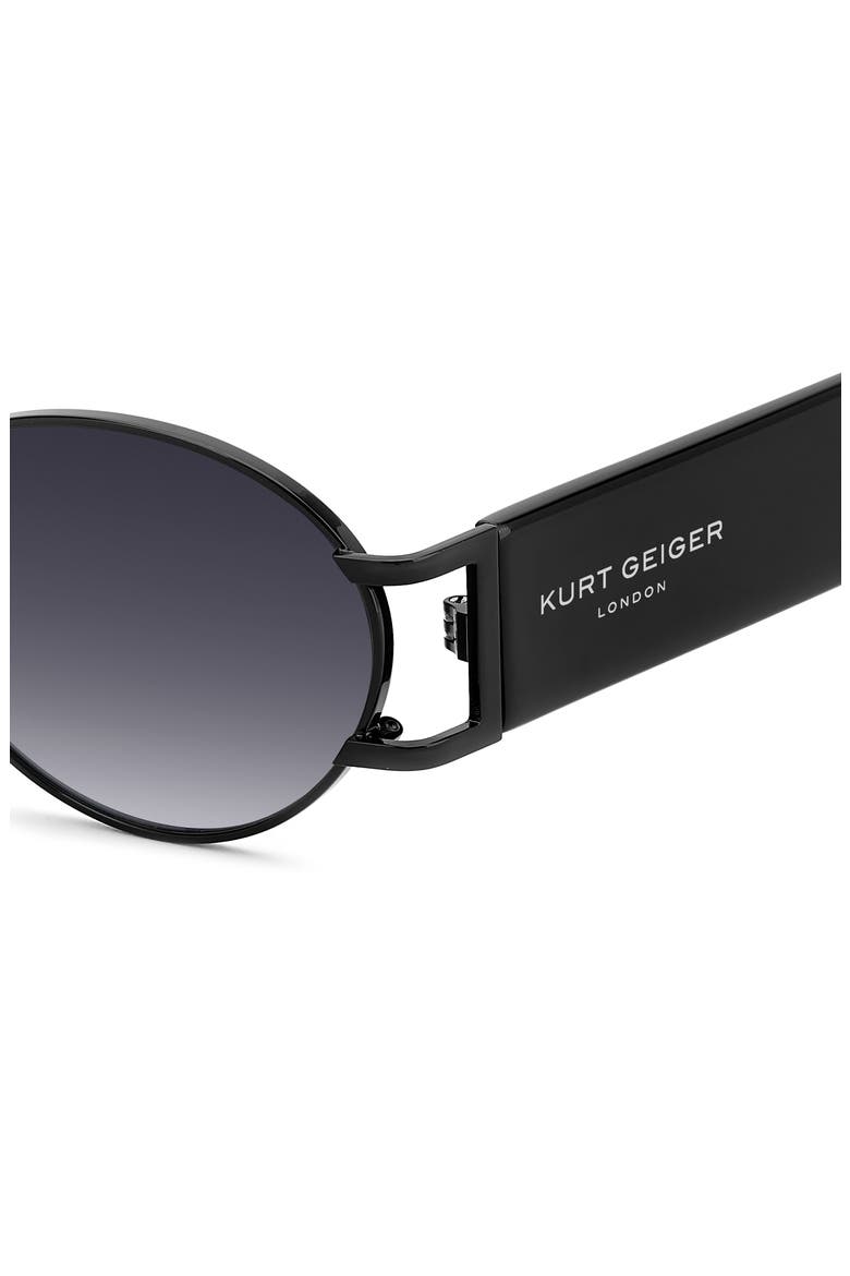 54mm Rectangular Sunglasses, Alternate, color, BLACK/ DARK GREY SF