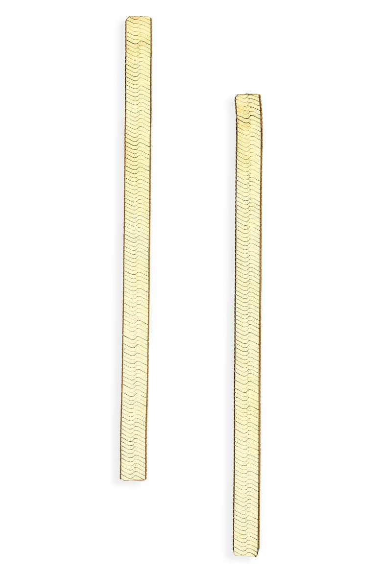 Cleo 14K Gold Drop Earrings (Nordstrom Exclusive), Main, color, 14K YELLOW GOLD