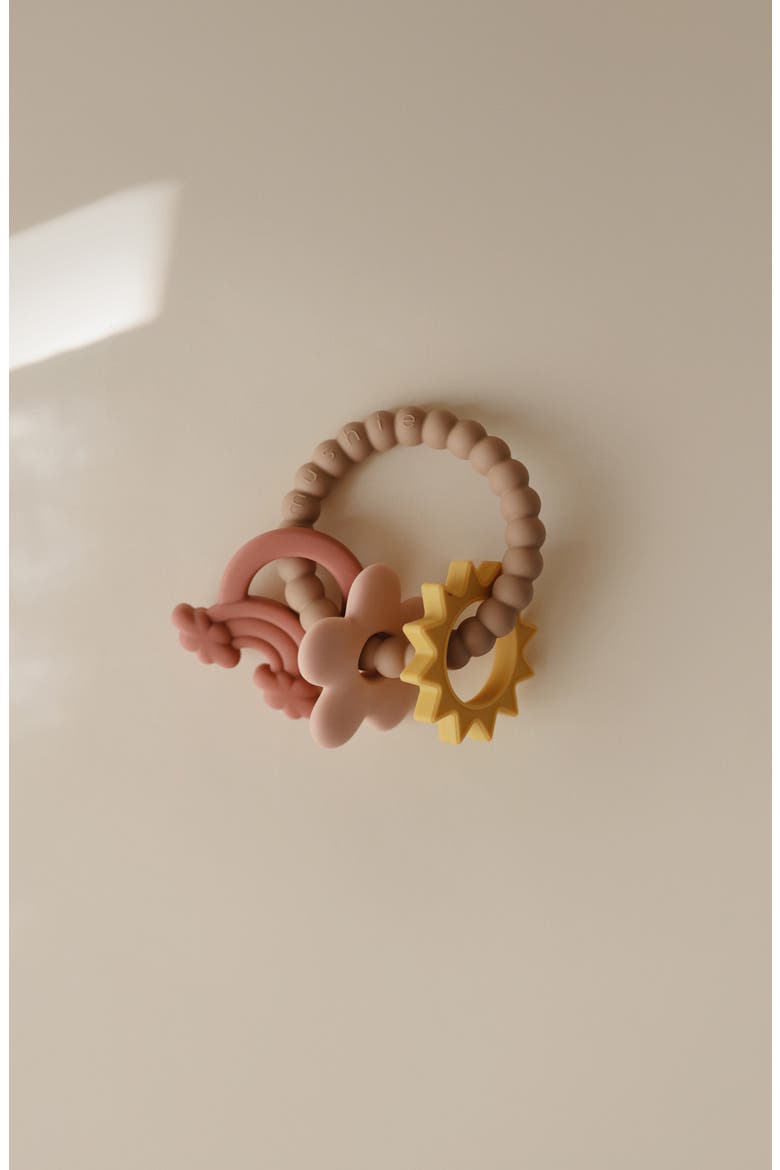 Nature Silicone Teething Ring Toy, Alternate, color, MULTI