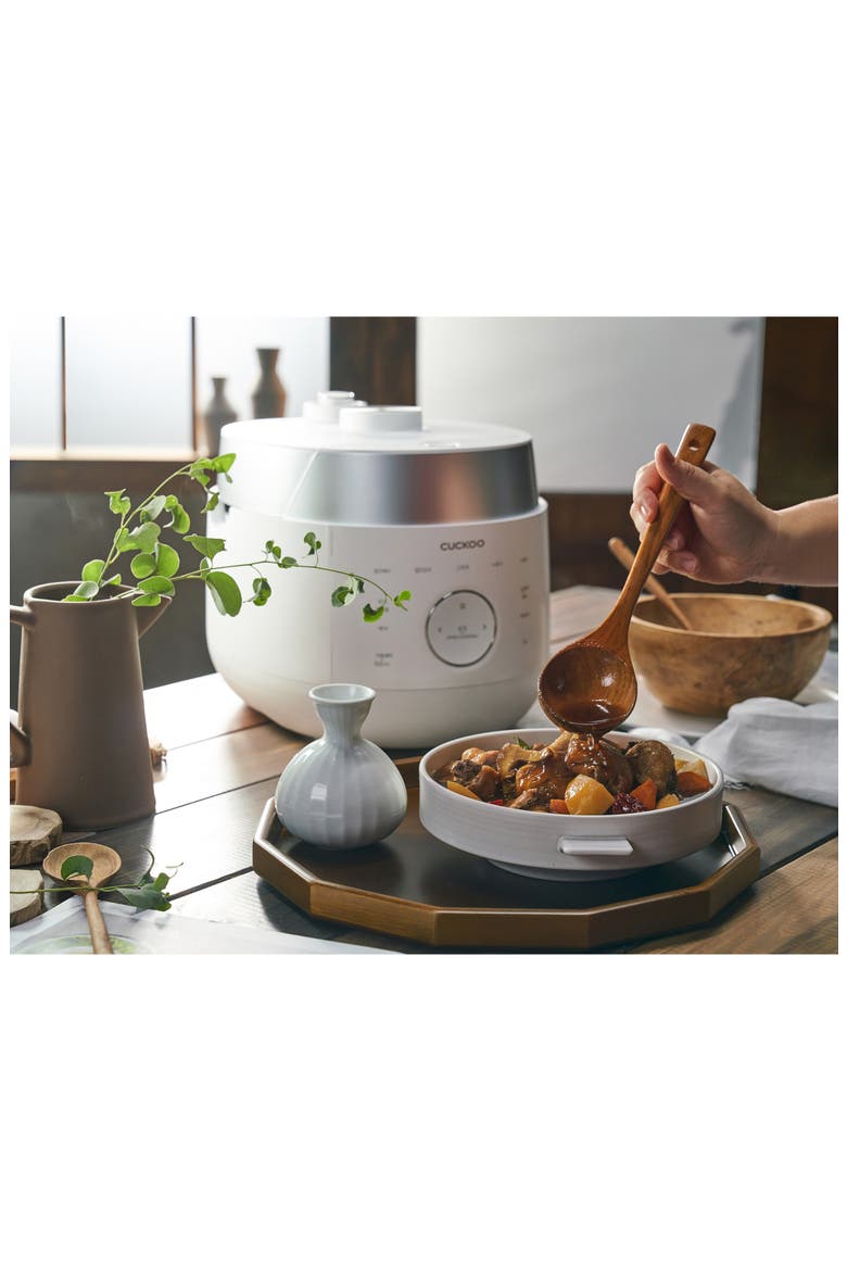 6-Cup Twin Pressure Rice Cooker, Alternate, color, WHITE