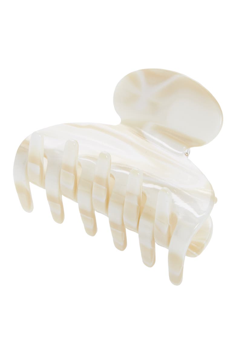 Small Couture Jaw Clip, Main, color, ALBA