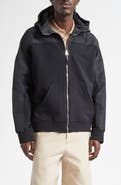 Givenchy Mixed Media Hooded Windbreaker