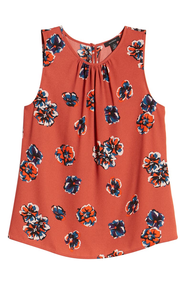 Halogen<sup>®</sup> Print Sleeveless Top, Alternate, color,