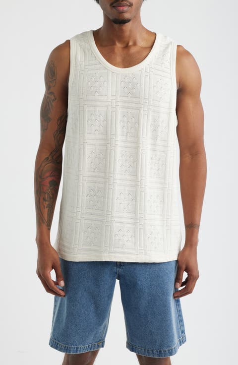 Huxley Cotton Blend Pointelle Tank