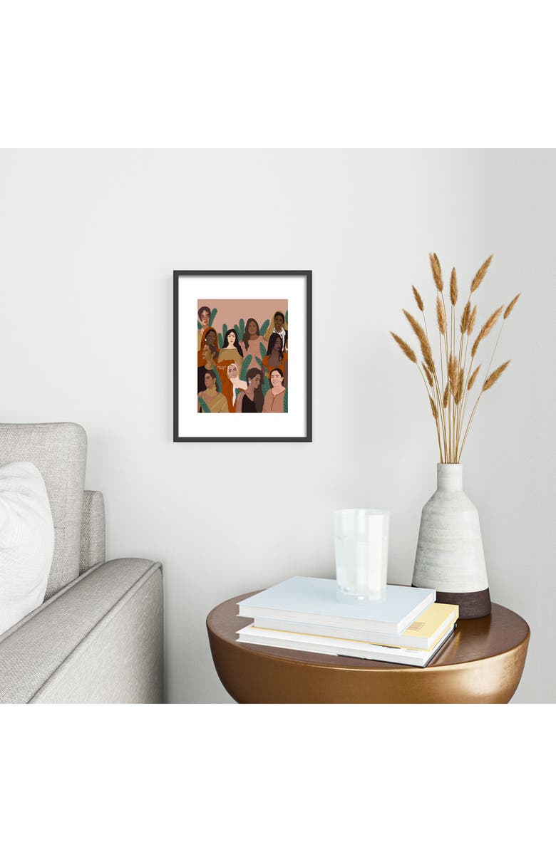 Deny Designs Every Color is Beautiful Framed Art Print, Alternate, color, 