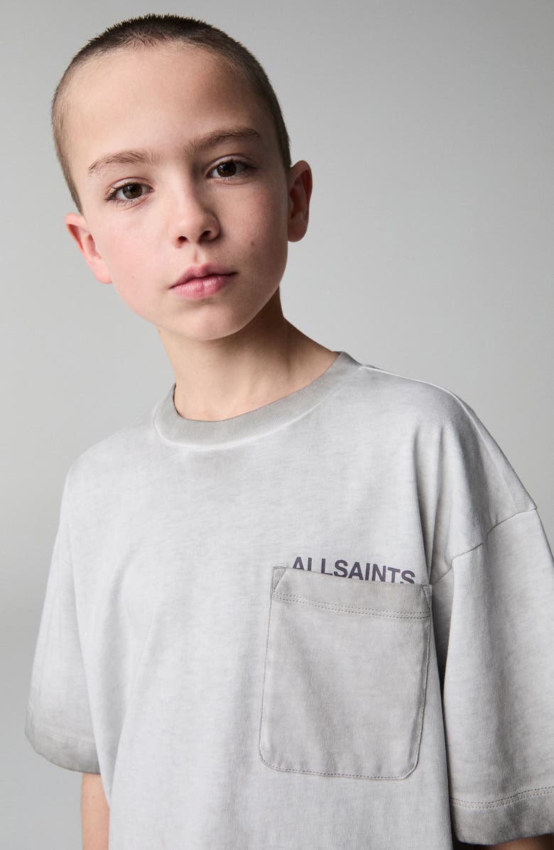 smALLSAINTS by ALLSAINTS Kids' Oversize Logo Pocket T-Shirt, Alternate, color,