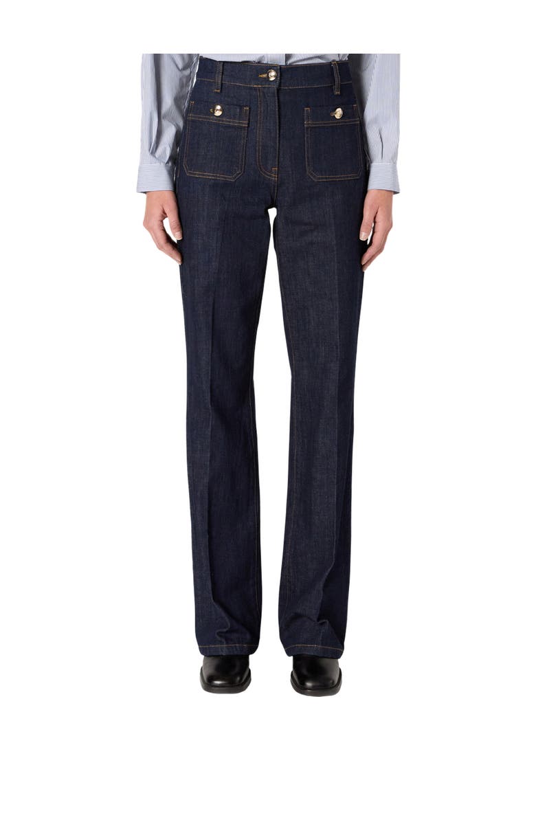 GERARD DAREL Clema High-Waist Straight Jeans, Main, color, Jeans