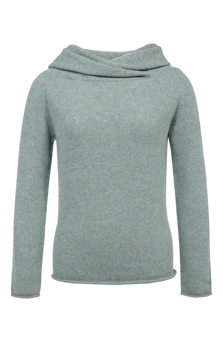 Celtic & Co. Collared Slouch Sweater, Alternate, color, Dark Sage