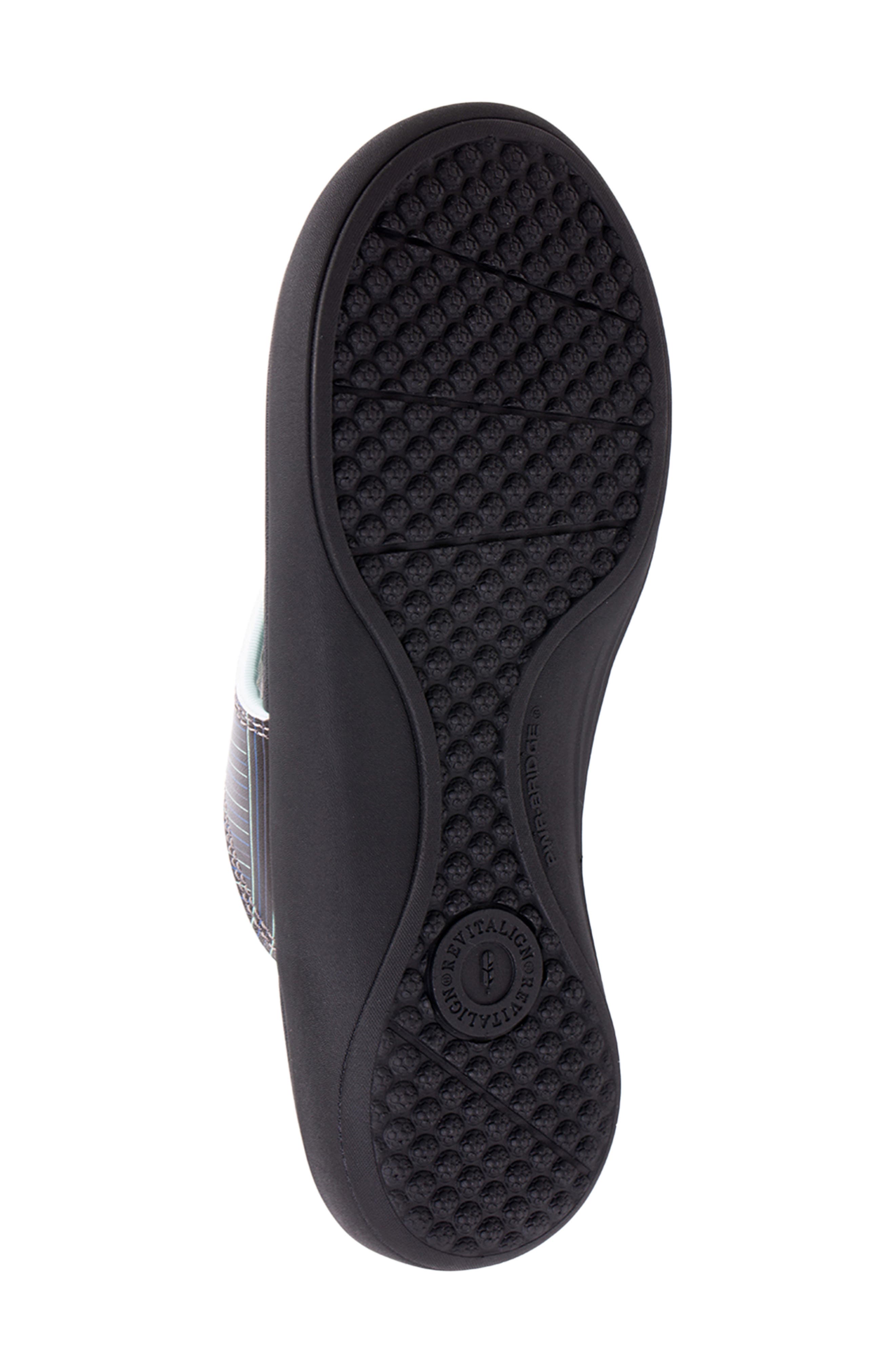 Yumi Summer Stripe Flip Flop, Alternate, color, BLACK