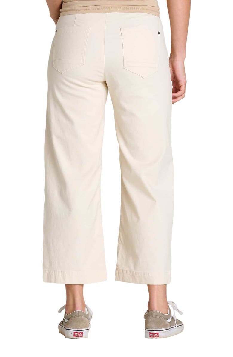 Toad & Co Earthworks Wide Leg Crop Pant, Alternate, color, Salt