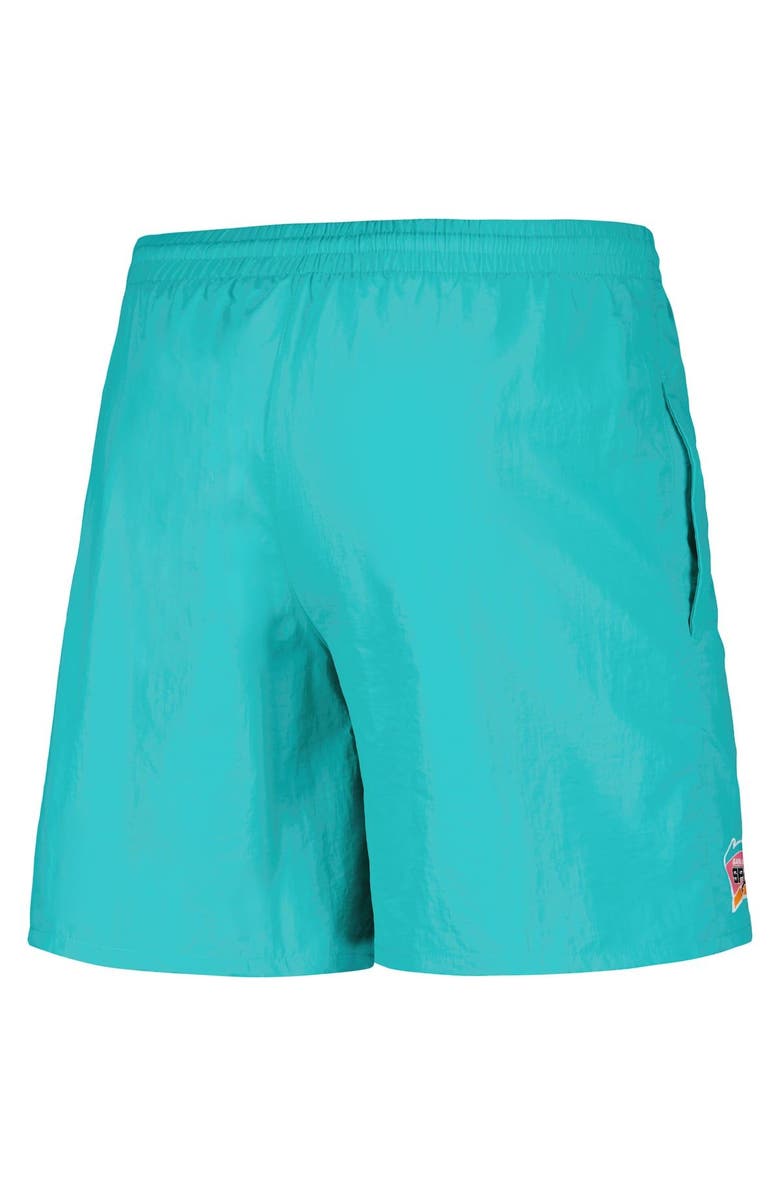 Mitchell & Ness Men's Mitchell & Ness Teal San Antonio Spurs 5x Champions Heritage Shorts, Alternate, color, 