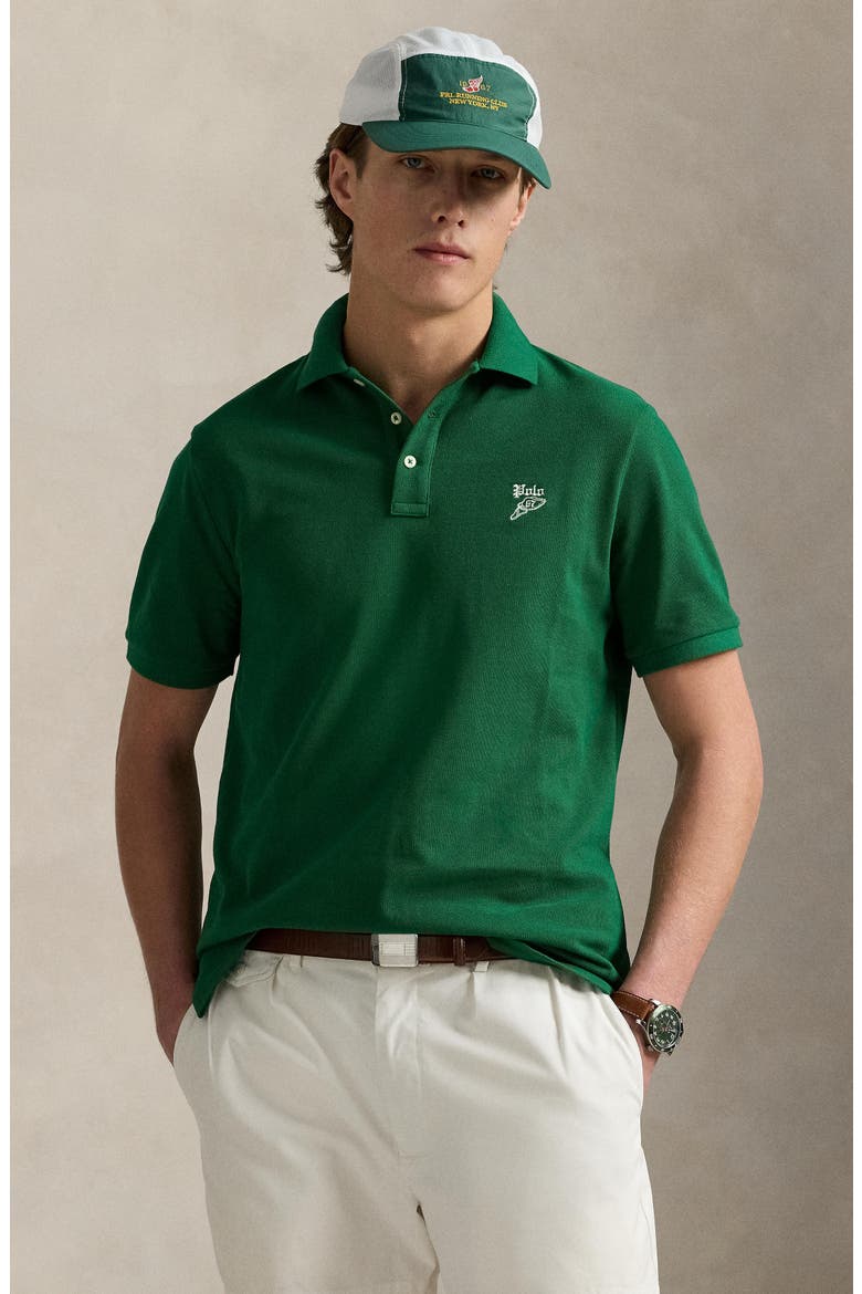 Cotton Polo Top, Alternate, color, TENNIS GREEN