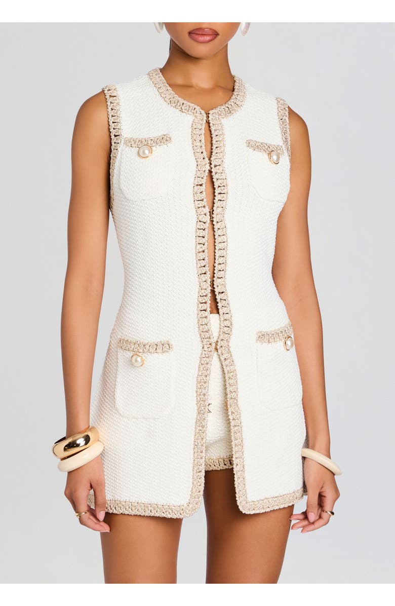 Retrofête Peppa Knit Vest, Main, color, 