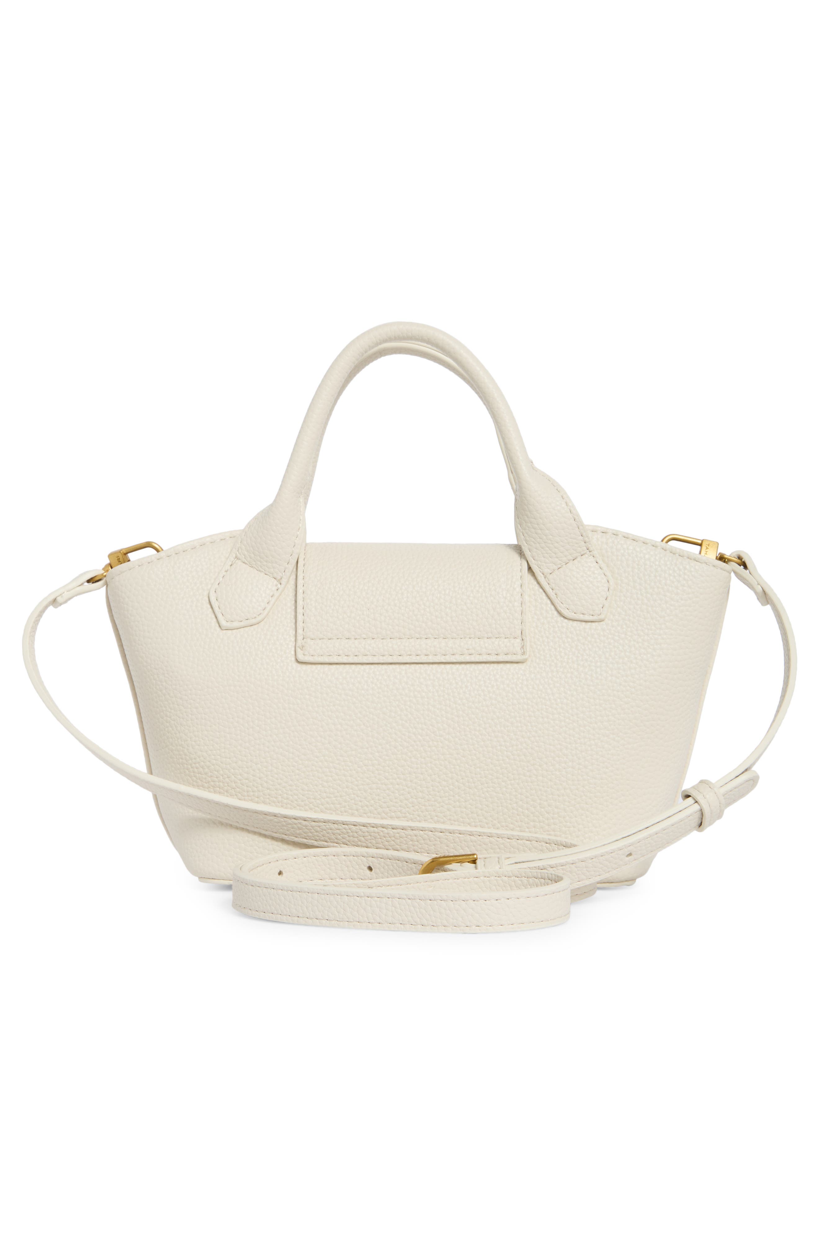 Tahari Elle Top Handle Bag, Alternate, color, Eggshell