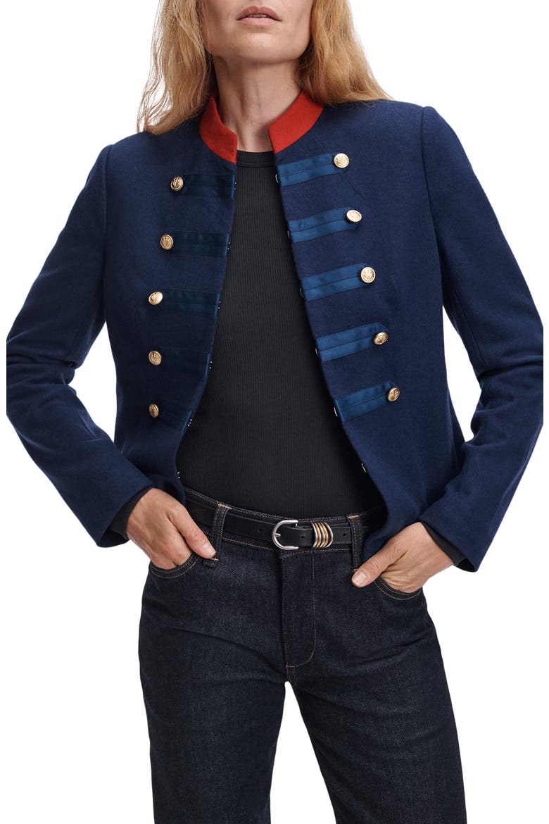 Mercer Regalia Wool Blazer, Alternate, color, NAVY