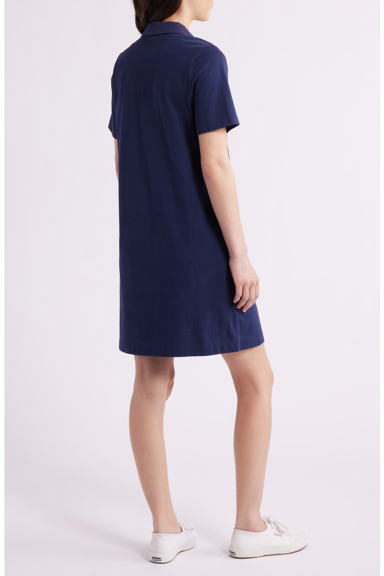 Islandscape Jersey Polo Dress, Alternate, color, COASTLINE