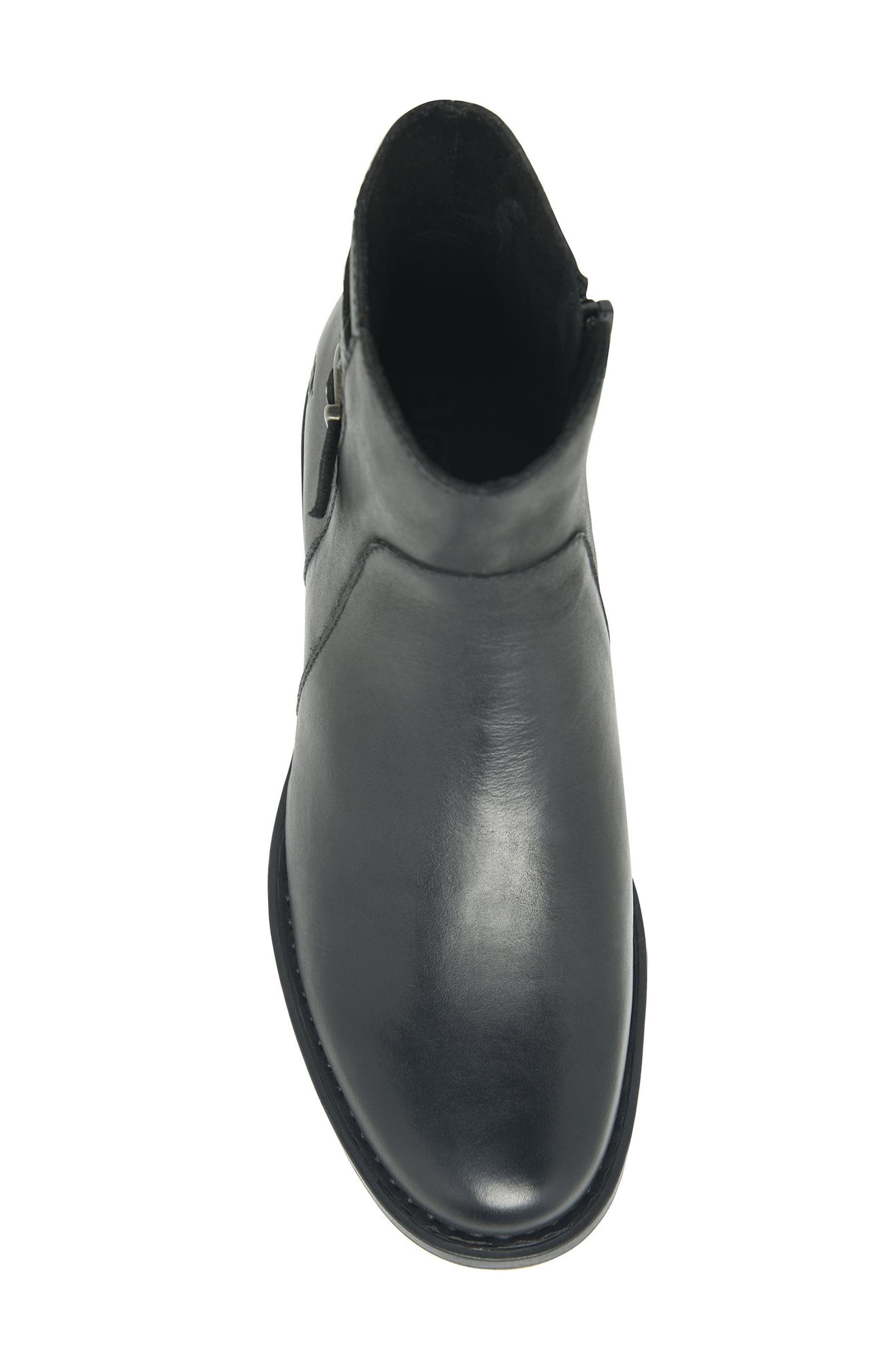 Børn Carney Boot, Alternate, color, Black Leather