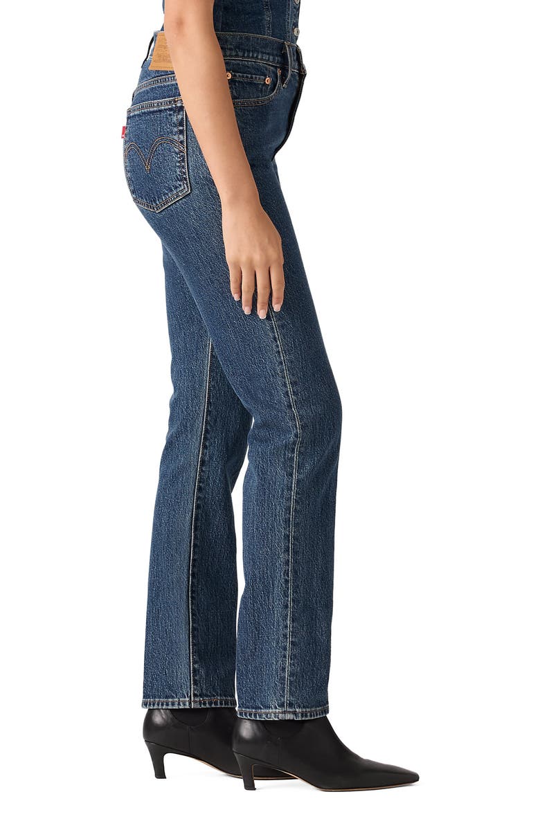Levi's Wedgie High Waist Slim Jeans, Alternate, color, Destiny Stone