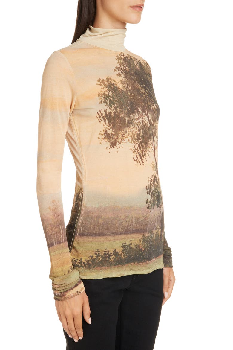 Esamia Print Top, Alternate, color, MULTI COLOUR LANDSCAPE
