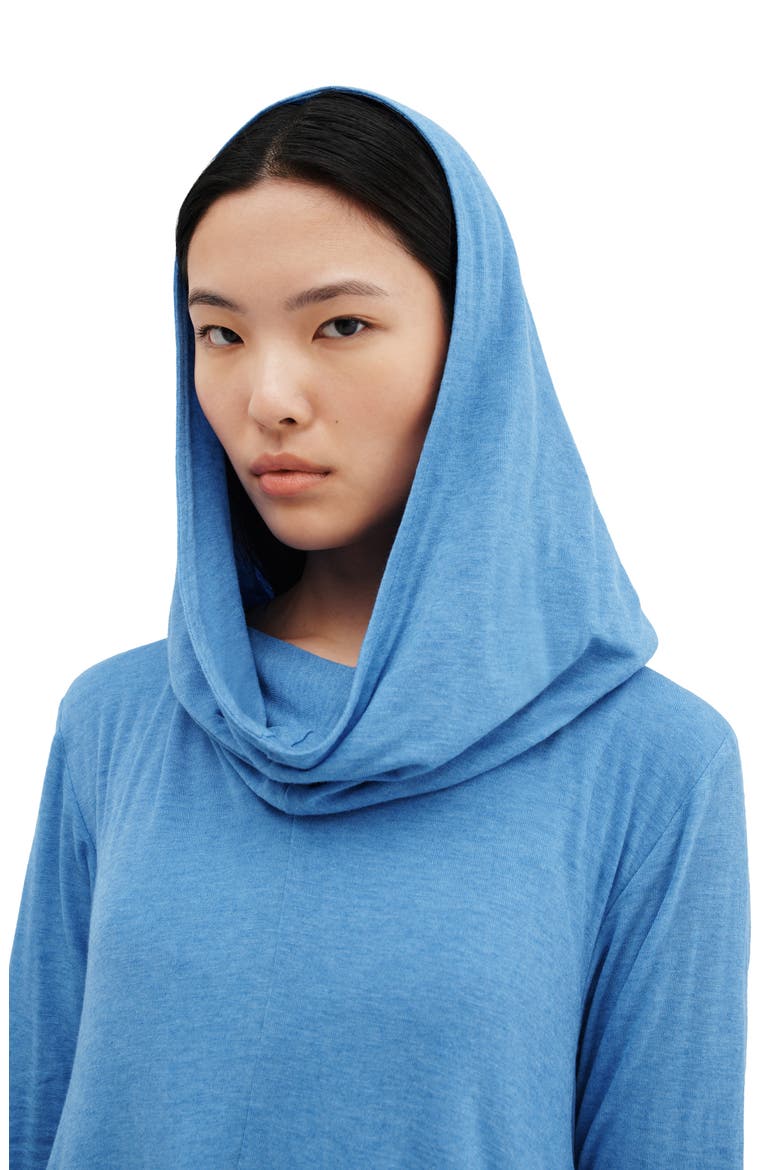 Berkeley Hooded Tunic Top, Alternate, color, AZURE BLUE