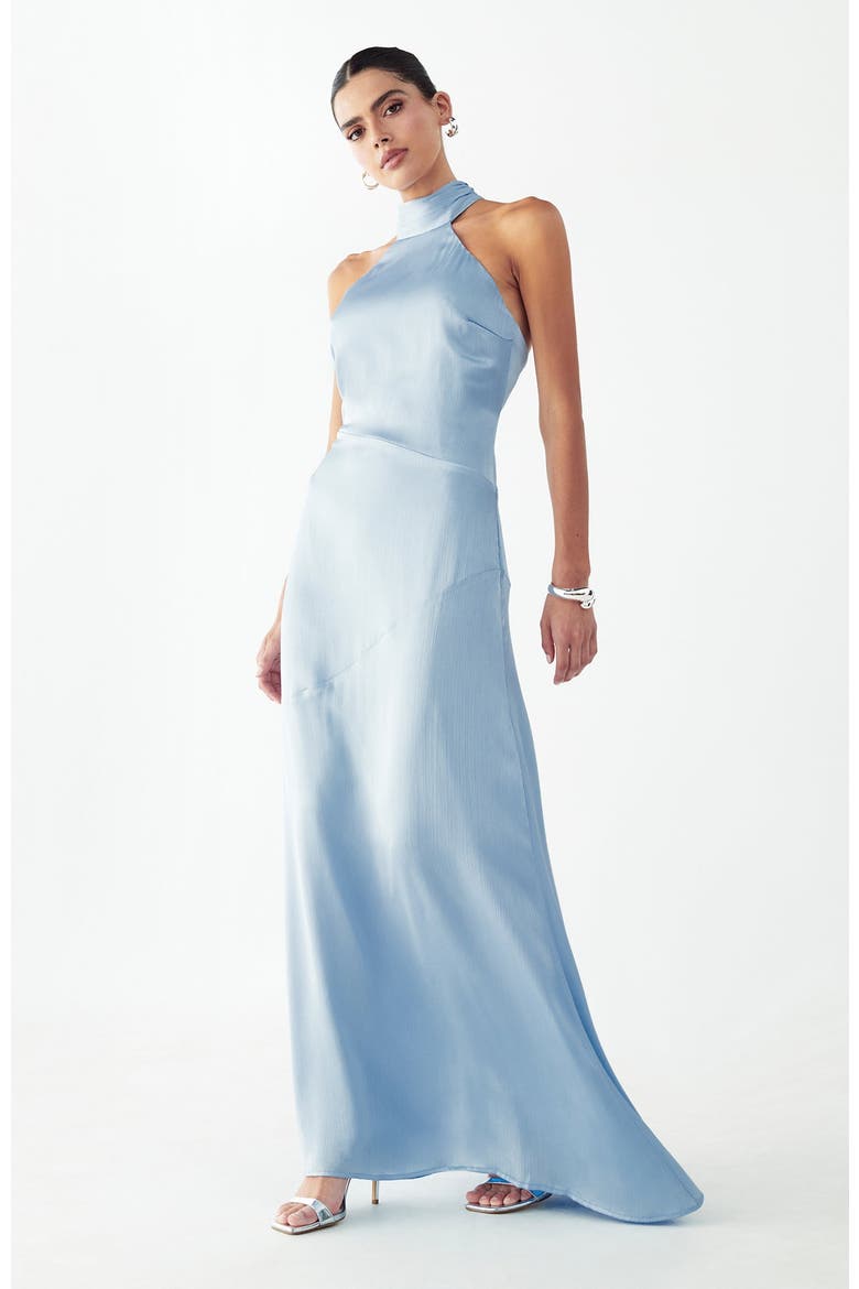 Shaw Maxi Dress, Alternate, color, Sky Blue