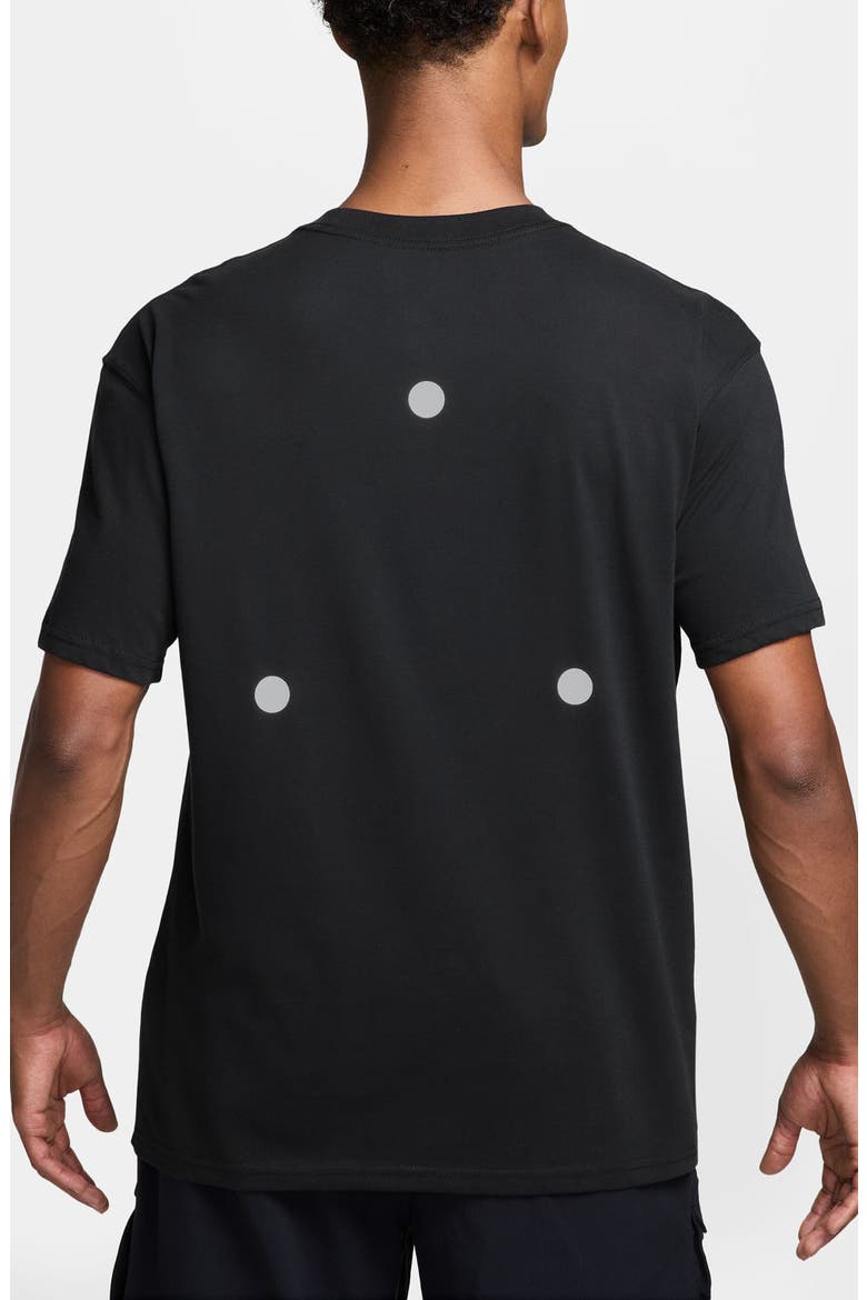 Dri-FIT Logo Graphic Tee, Alternate, color, BLACK