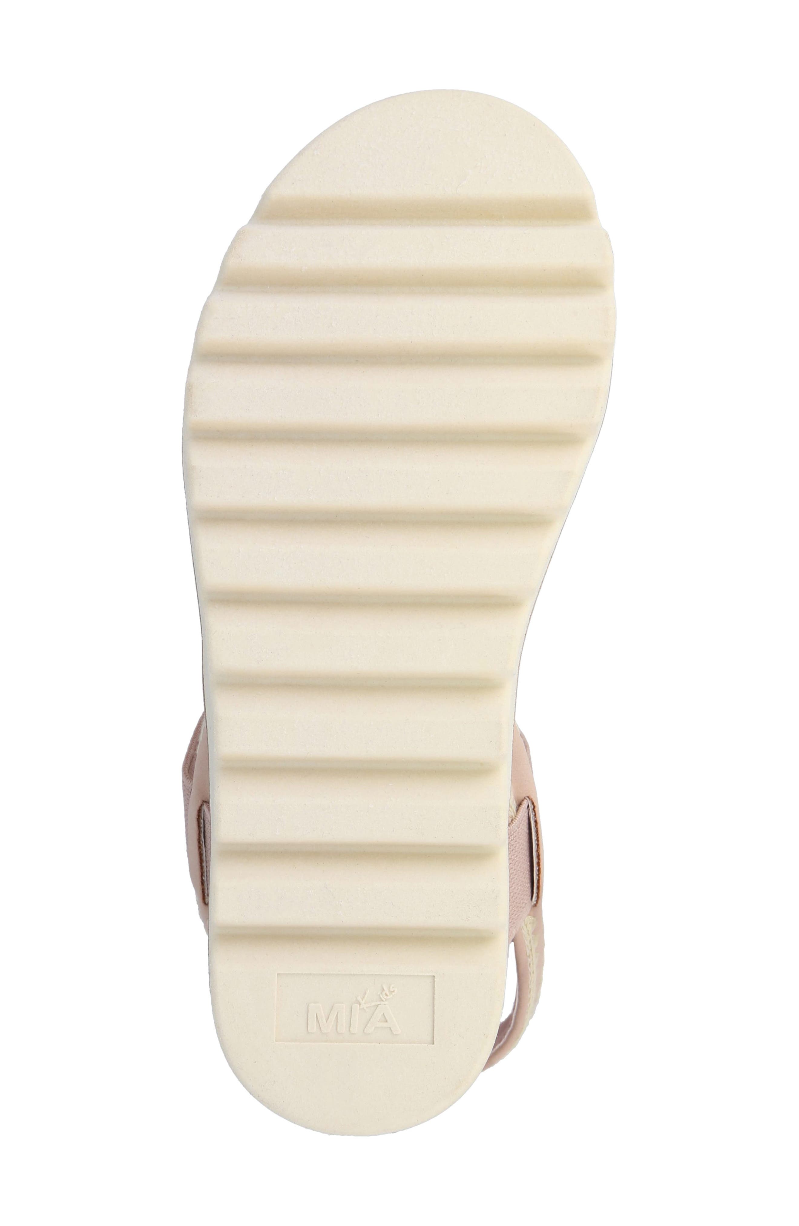 MIA Kids' Junni Platfrom Sandal, Alternate, color, Light Pink