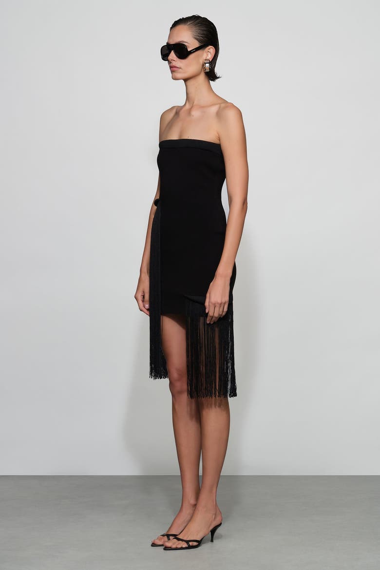 Suki Knit Mini Dress, Alternate, color, Black