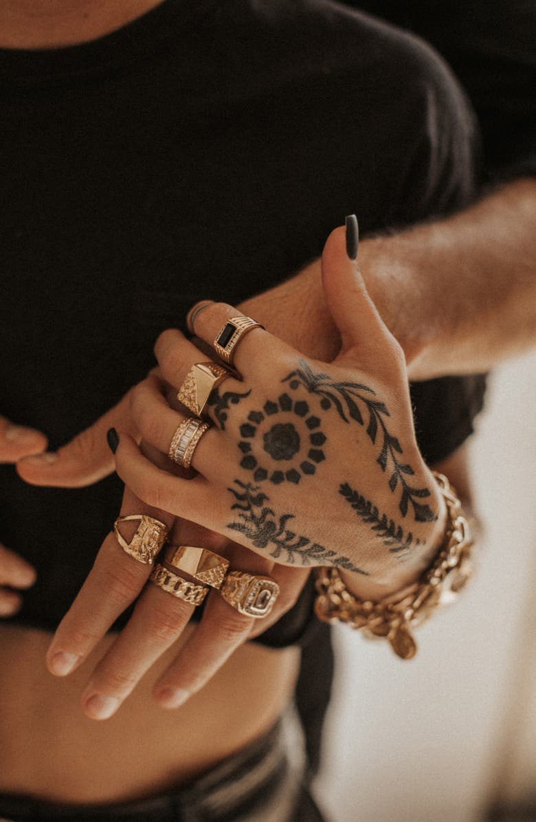 Child of Wild Jada Link Ring, Alternate, color, Gold