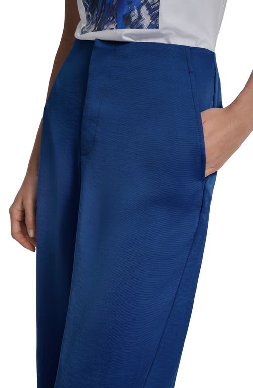 Dkny Wide Leg Pants In Blue