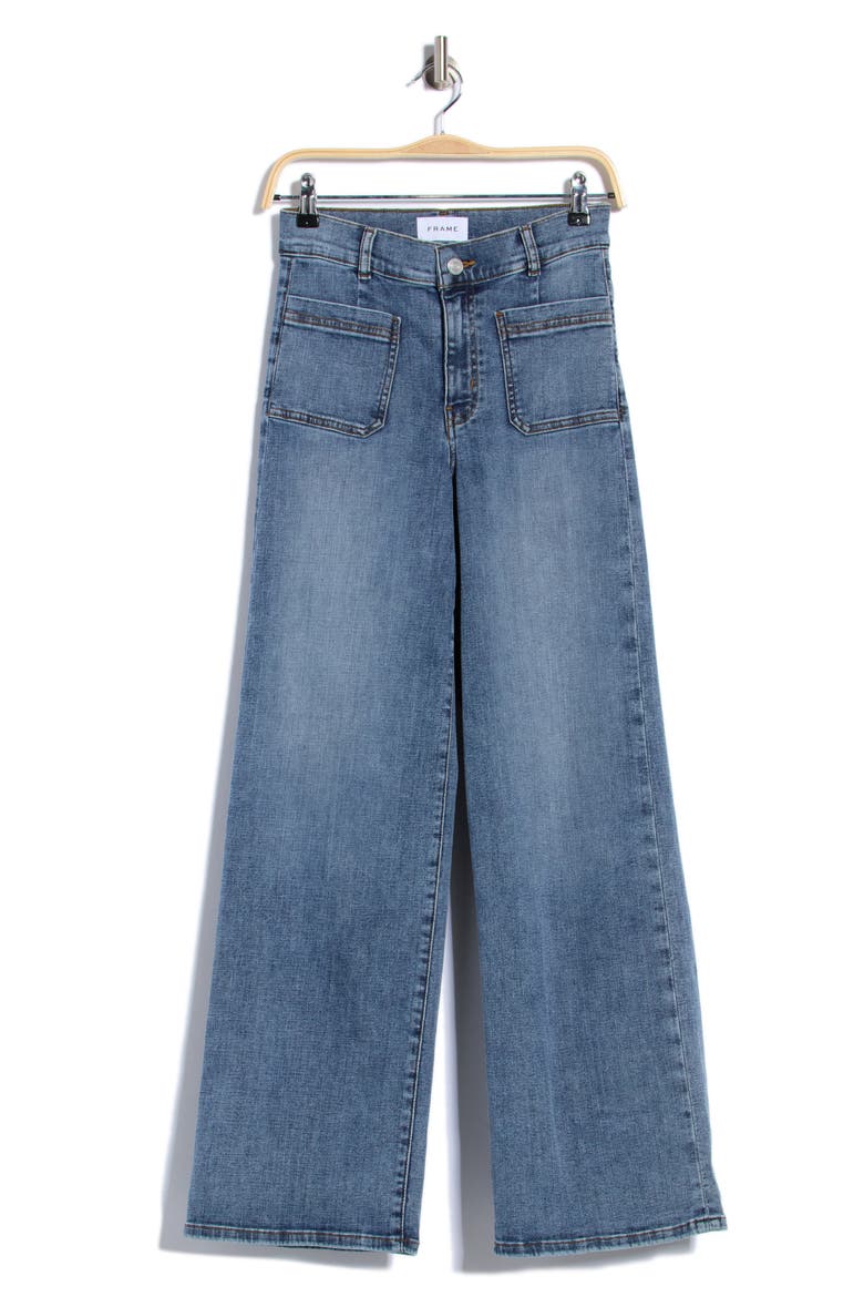 The Bardot High Waist Wide Leg Jeans, Alternate, color, NUANCE