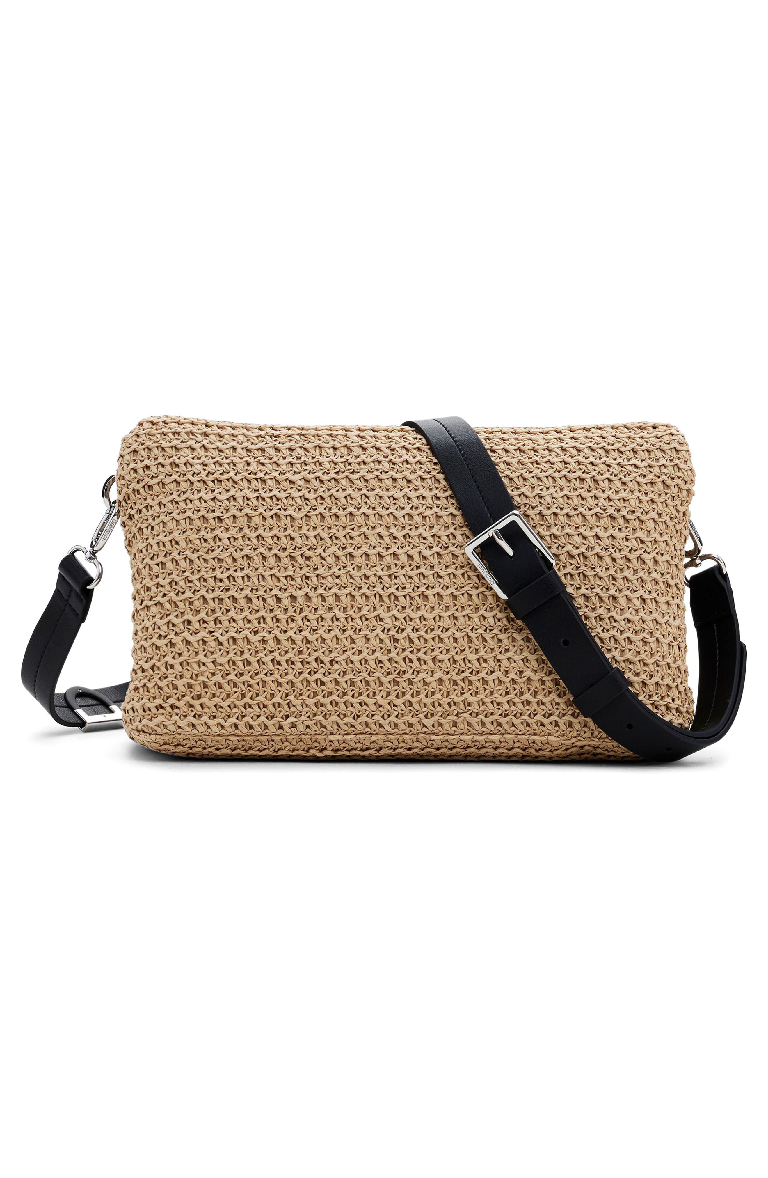 Desigual Across Body Bag, Alternate, color, Dark Beige