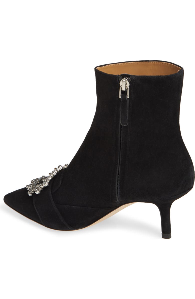 Tory Burch Crystal Buckle Bootie, Alternate, color,