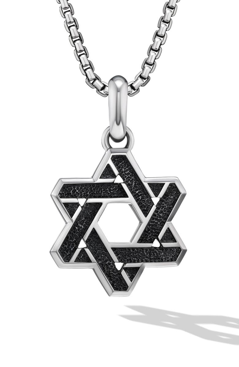 David Yurman Cable Star of David Amulet, Alternate, color, Sterling Silver And 18K Gold