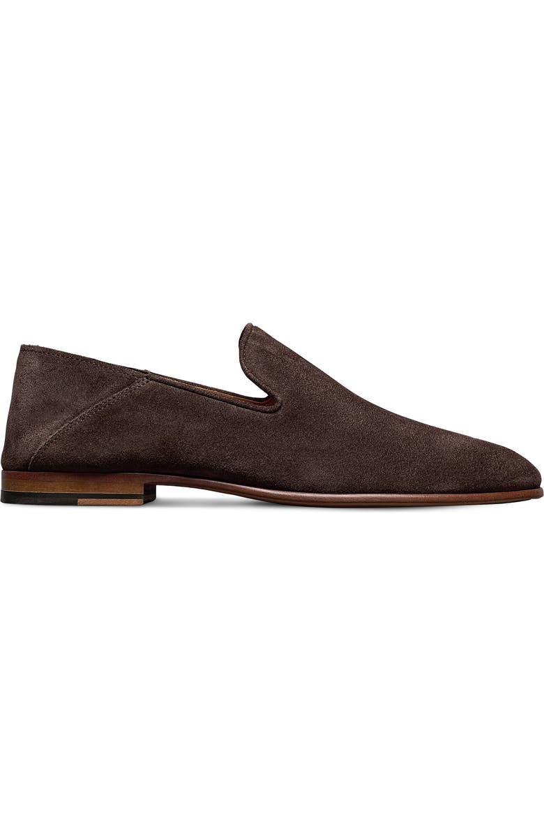 Allen Edmonds Portofino Woven Loafer, Alternate, color, Bitter Chocolate Suede