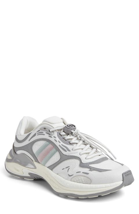 スニーカー GUCCI Men Sneakers White 765054AACV8 9055 GUCCI: Sneakers men - Green | Gucci sneakers 765054AACV8