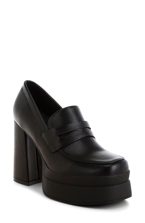 Edwina Block Heel Platform Pump (Women)
