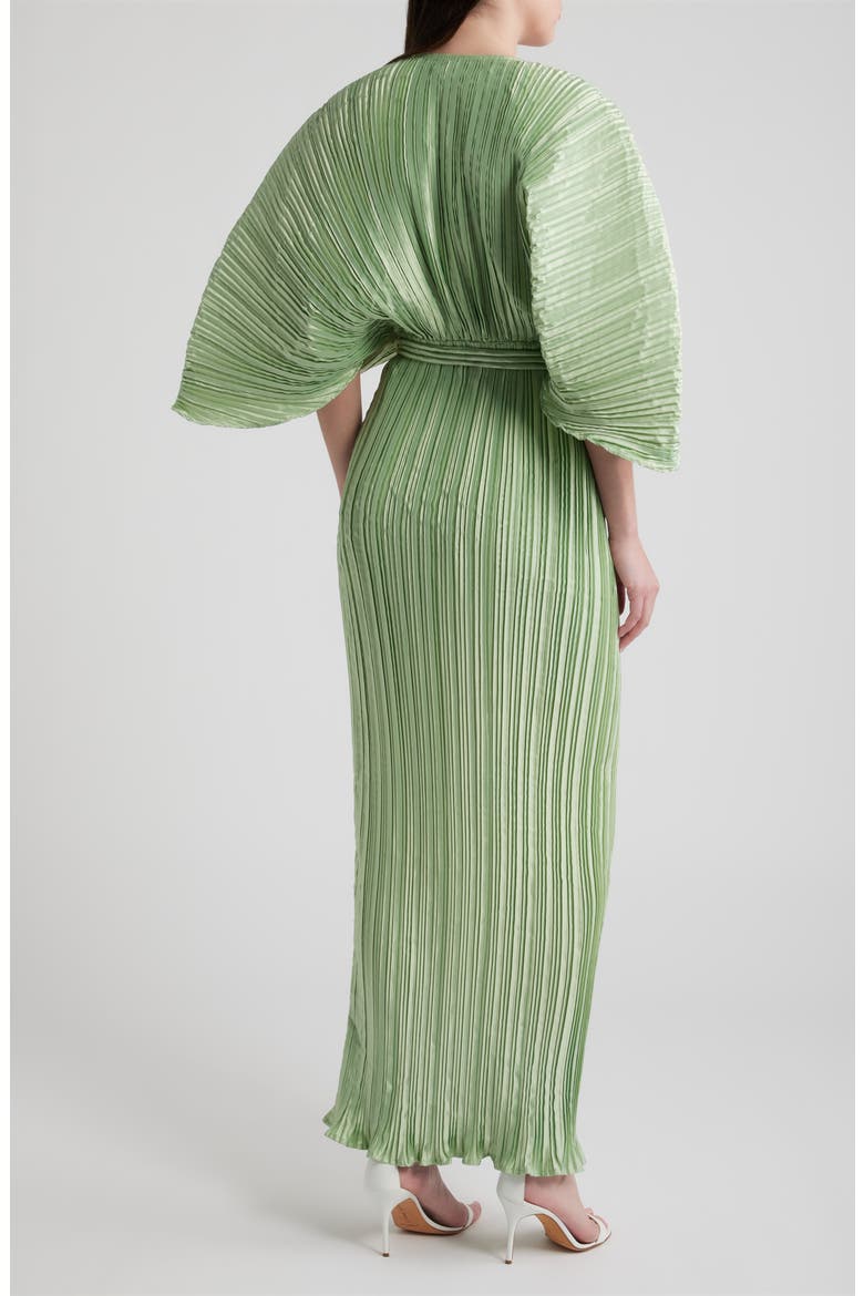 Gianna Plunge Gown, Alternate, color, MOLDAVITE