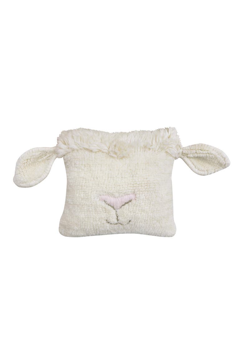 Washable Wool Sheep Cushion, Main, color, SHEEP WHITE