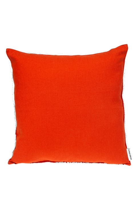 Crochet Dot Throw Pillow