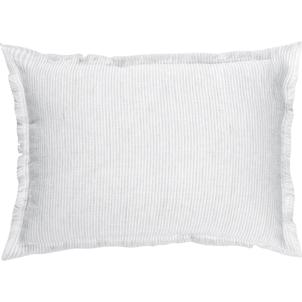 Anaya So Soft Linen Pillow With Down Insert In Blue