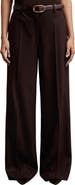 Reiss Solene Wool Blend Wide Leg Pants