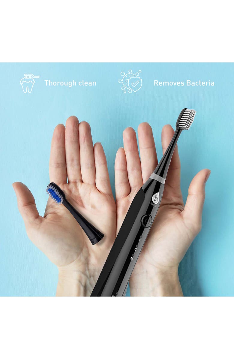 PURSONIC Ultimate Oral Care Bundle Smart Electric Toothbrush, Oral Irrigator, LED Whitening, and Ayurvedic Oil, Alternate, color, Multicolor