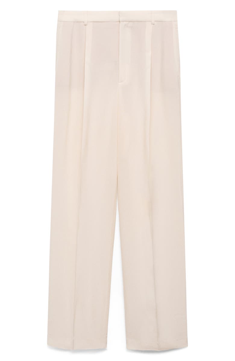 MANGO Straight Leg Suit Pants, Main, color, Vanilla