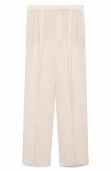 MANGO Straight Leg Suit Pants